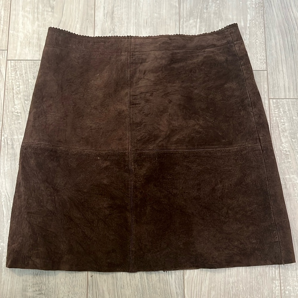 Genuine Suede Skirt